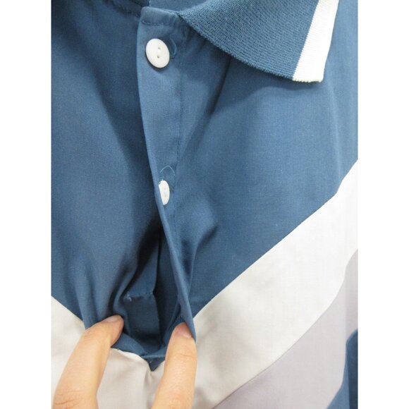 VGT Christian Dior Jacket Large Golf Polo Chevron 80s 90s Windbreaker * - Picture 5 of 13